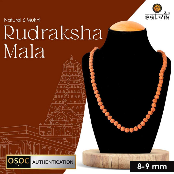 Original 6 Mukhi Rudraksha Mala – 108 Beads for Wisdom, Focus & Emotional Balance. India's Most Authentic  Lab & X-ray Certified Rudraksha Collection – Rudrapure.com